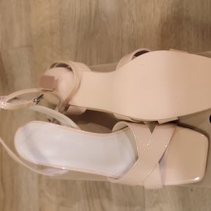Cross Strap High Heels size 9